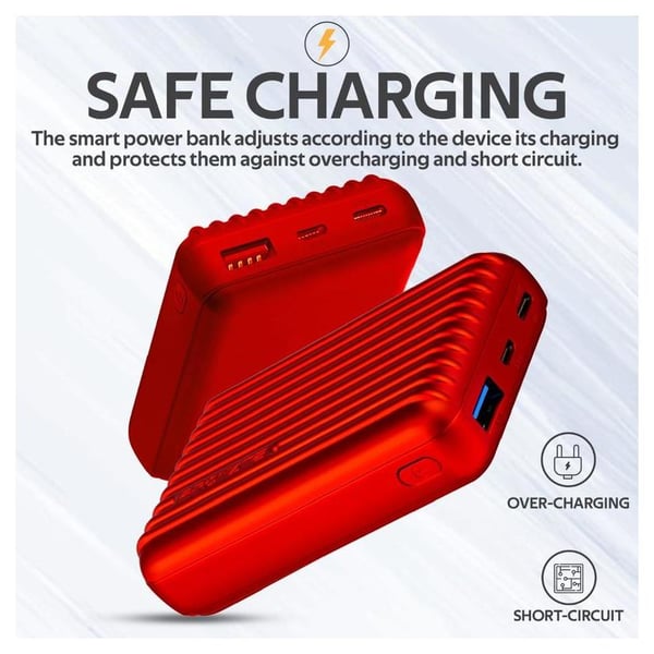 Promate Power Bank 10000mAh Red Promate Power Bank 10000mAh Red