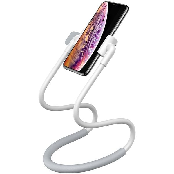 Baseus Neck Mounted Lazy Bracket White Baseus Neck Mounted Lazy Bracket White
