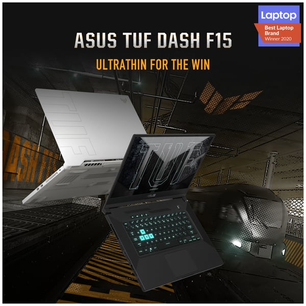 Asus TUF Dash F15 FX516PE-HN023T Gaming Laptop - Core i7 3.3GHz 16GB 1TB 4GB Win10 15.6inch FHD Eclipse Grey NVIDIA GeForce RTX 3050 Ti Asus TUF Dash F15 FX516PE-HN023T Gaming Laptop - Core i7 3.3GHz 16GB 1TB 4GB Win10 15.6inch FHD Eclipse Grey NVIDIA GeForce RTX 3050 Ti