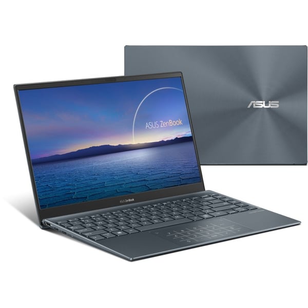 Asus Zenbook 13 UX325EA-KG287T Laptop - Core i7 2.8GHz 16GB 1TB Shared Win10Home 13.3inch FHD Pine Grey English/Arabic Keyboard Asus Zenbook 13 UX325EA-KG287T Laptop - Core i7 2.8GHz 16GB 1TB Shared Win10Home 13.3inch FHD Pine Grey English/Arabic Keyboard
