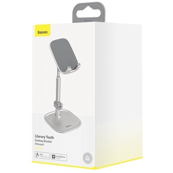 Baseus Literary Youth Desktop Bracket Silver Baseus Literary Youth Desktop Bracket Silver