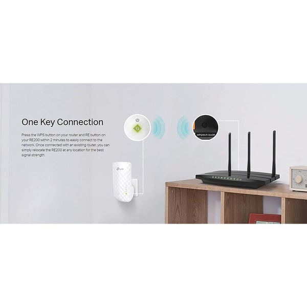 TP-Link AC750 RE200 Range Extender TP-Link AC750 RE200 Range Extender
