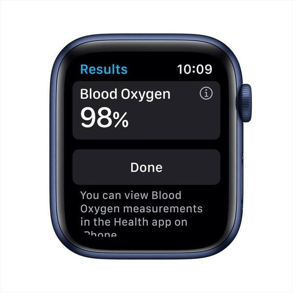 Apple Watch Series 6 GPS 44mm Blue Aluminum Case with Deep Navy Sport Band Apple Watch Series 6 GPS 44mm Blue Aluminum Case with Deep Navy Sport Band