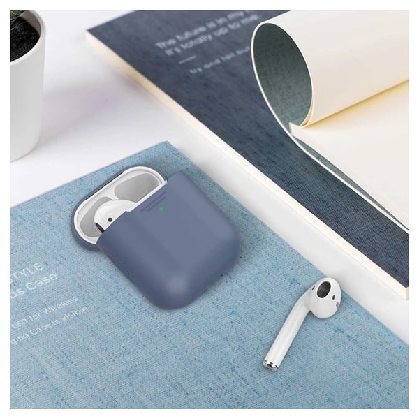 Promate Ultra Slim Silicon Case For Apple Airpods Navy Blue Promate Ultra Slim Silicon Case For Apple Airpods Navy Blue