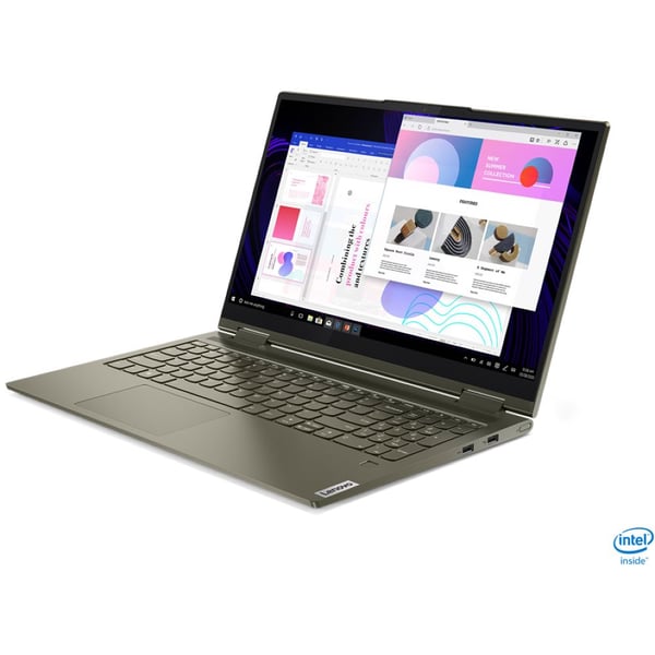 Lenovo Yoga 7 82BJ0001US 2 in 1 Laptop - Core i5 2.40Ghz 8GB 256GB Shared Win10Home 15.6inch FHD Slate Grey English/Arabic Keyboard Lenovo Yoga 7 82BJ0001US 2 in 1 Laptop - Core i5 2.40Ghz 8GB 256GB Shared Win10Home 15.6inch FHD Slate Grey English/Arabic Keyboard
