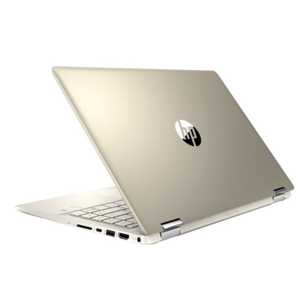 HP Pavilion x360 14-DH0086NE Convertible Touch Laptop - Core i7 1.8GHz 16GB 1TB+256GB 2GB Win10 14inch FHD Gold HP Pavilion x360 14-DH0086NE Convertible Touch Laptop - Core i7 1.8GHz 16GB 1TB+256GB 2GB Win10 14inch FHD Gold