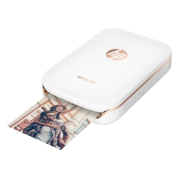 HP Sprocket Bluetooth Photo Printer White HP Sprocket Bluetooth Photo Printer White