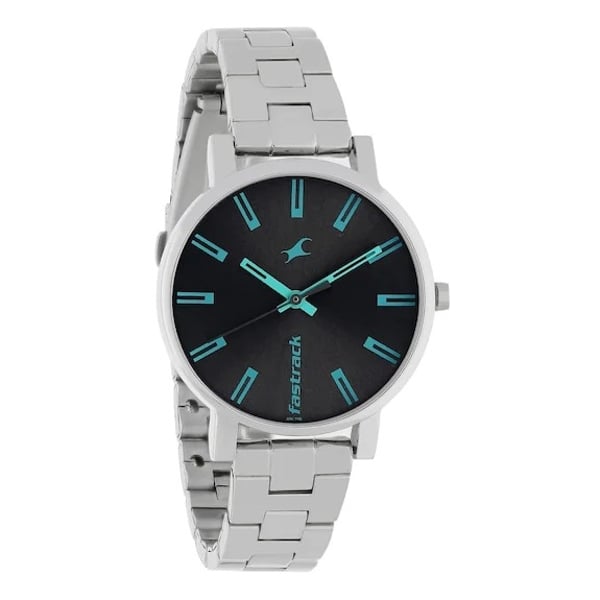 Fastrack 68010SM04 Fundamentals Ladies Watch Grey/SS Fastrack 68010SM04 Fundamentals Ladies Watch Grey/SS