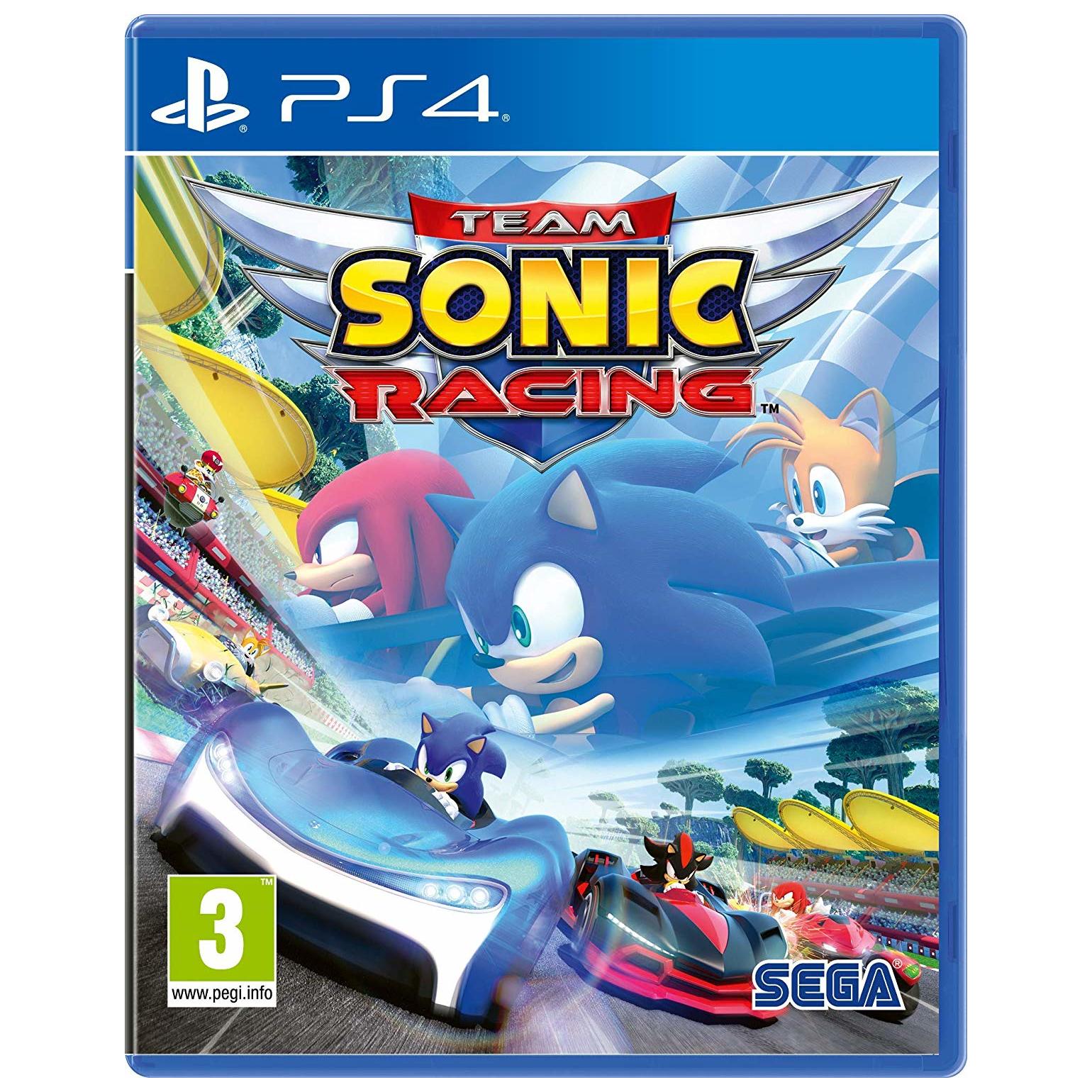 Игра sonic team. Team Sonic Racing (ps4). Team Sonic Racing диск. Sonic Racing ps4. PLAYSTATION 4 Sonic.