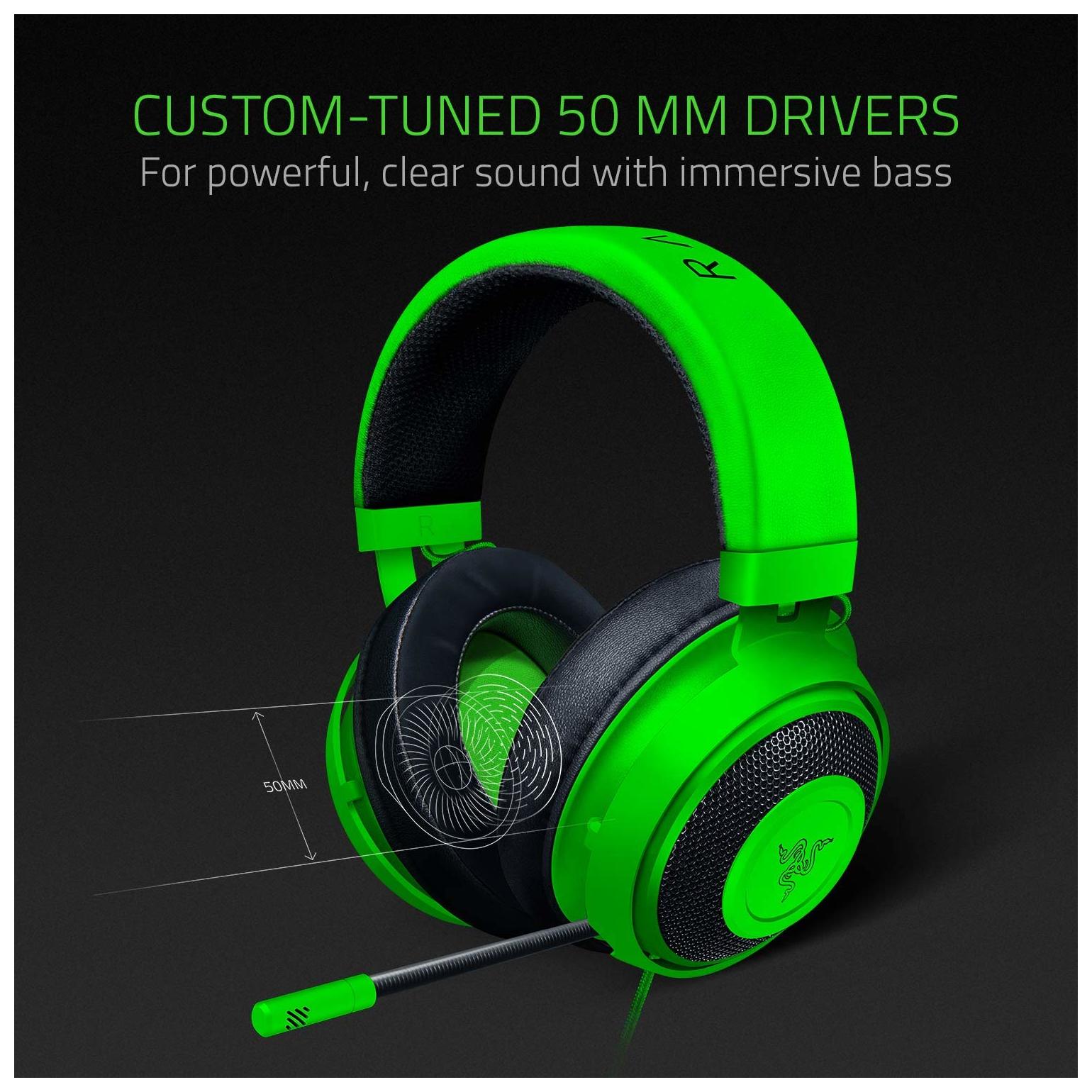Наушники зеленые. Razer Kraken v3 x 18 – 28000 Гц\-42 ДБ\7.1 (виртуальный)\32 ом\103 ДБ. Рейзер Кракен Грин. Razer Kraken Tournament Green в жизни. Razer Kraken Pro v2 проводки.