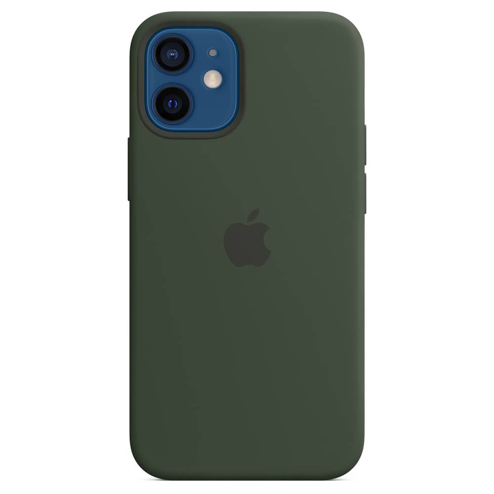 Apple iPhone 12 mini Silicone Case with MagSafe - Cyprus Green Apple iPhone 12 mini Silicone Case with MagSafe - Cyprus Green