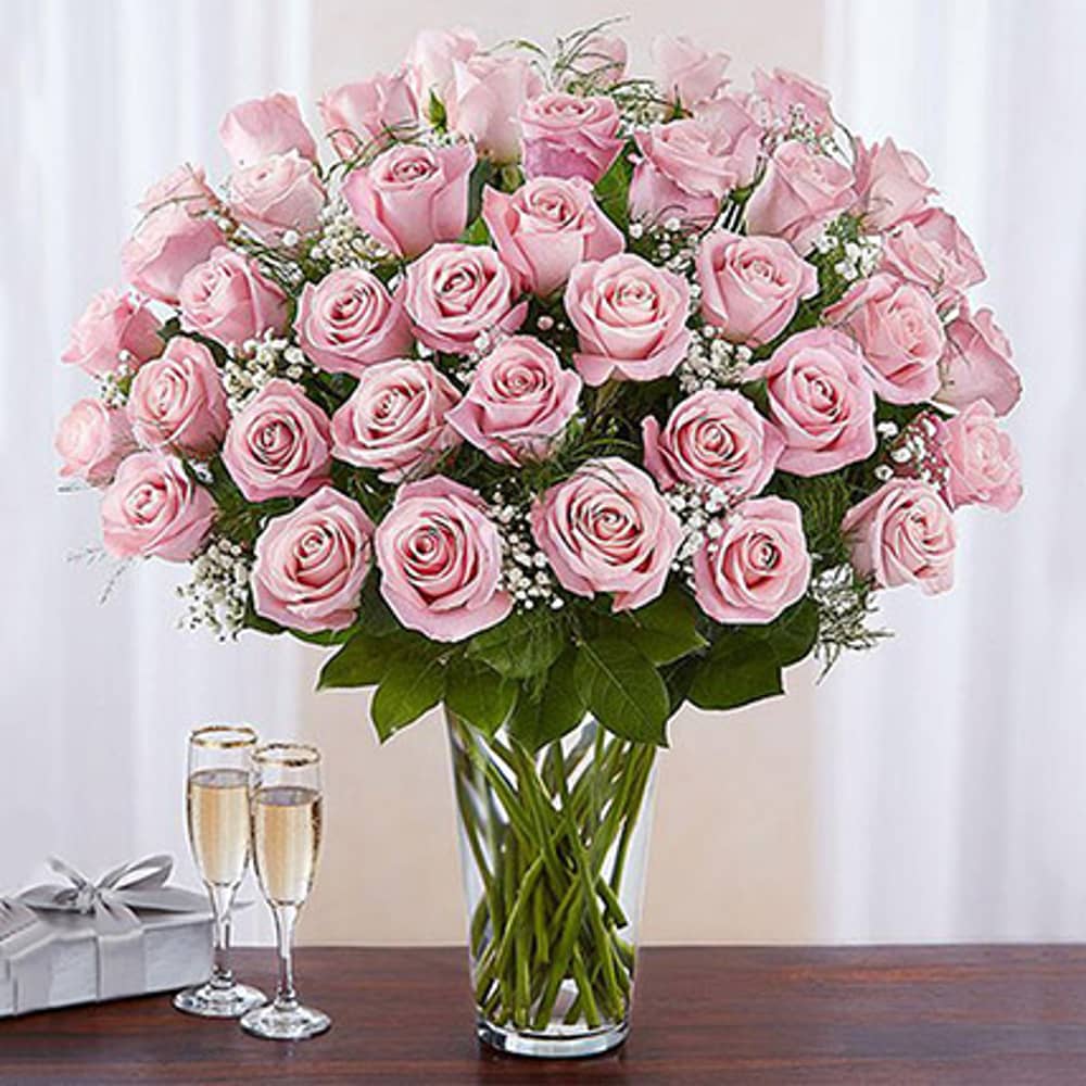 Bunch of 50 Gorgeous Pink Roses Bunch of 50 Gorgeous Pink Roses