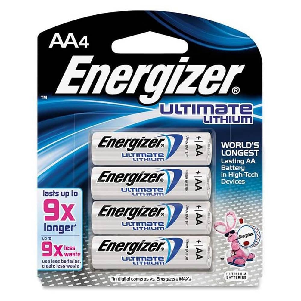 Energizer L91BP4 Lithium Battery AA 4pcs