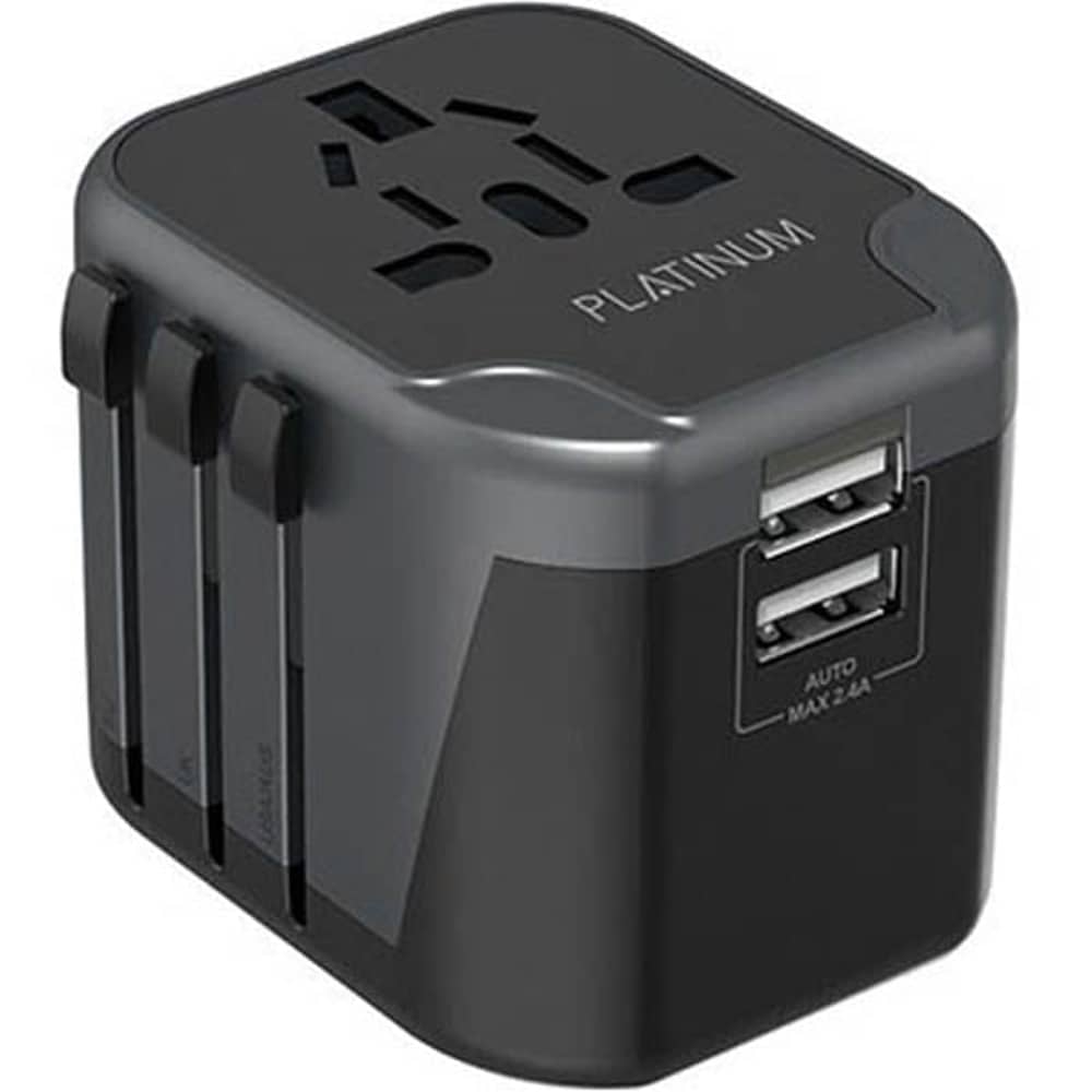 Platinum Universal Travel Adapter Black
