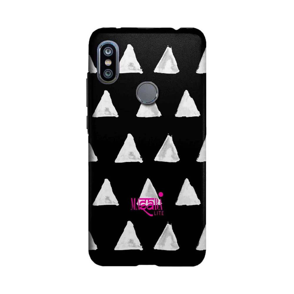 Masaba Black Cone - Sleek Case for Xiaomi Redmi Note 6 Pro