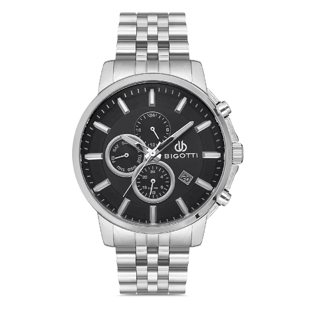 Bigotti Milano Mens Stainless Steel Strap Watch - Bg.1.10334-2 Bigotti Milano Mens Stainless Steel Strap Watch - Bg.1.10334-2