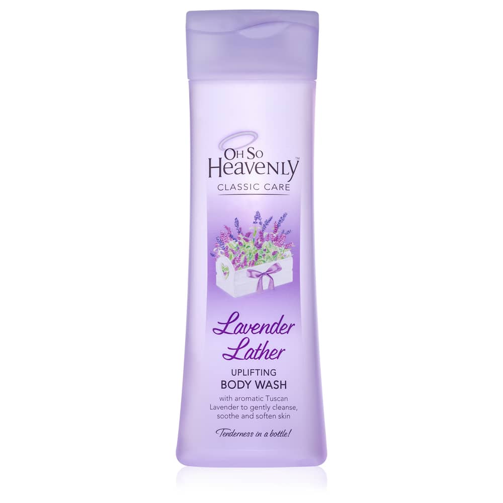 Oh So Heavenly Lavender Lather Body Wash Gel 375ml