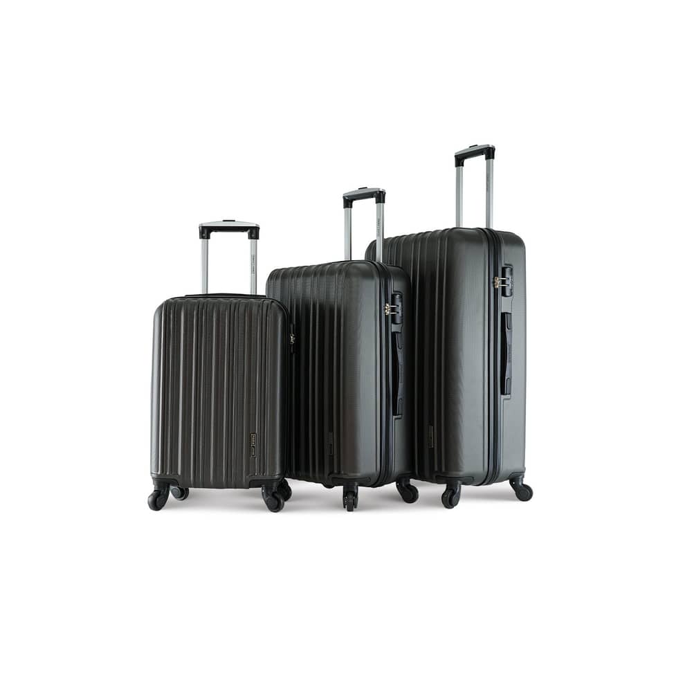 Para John Lightweight 3-pieces Abs Hard Side Travel Luggage Trolley Bag Set With Lock For Unisex Hard Shell Strong Para John Lightweight 3-pieces Abs Hard Side Travel Luggage Trolley Bag Set With Lock For Unisex Hard Shell Strong