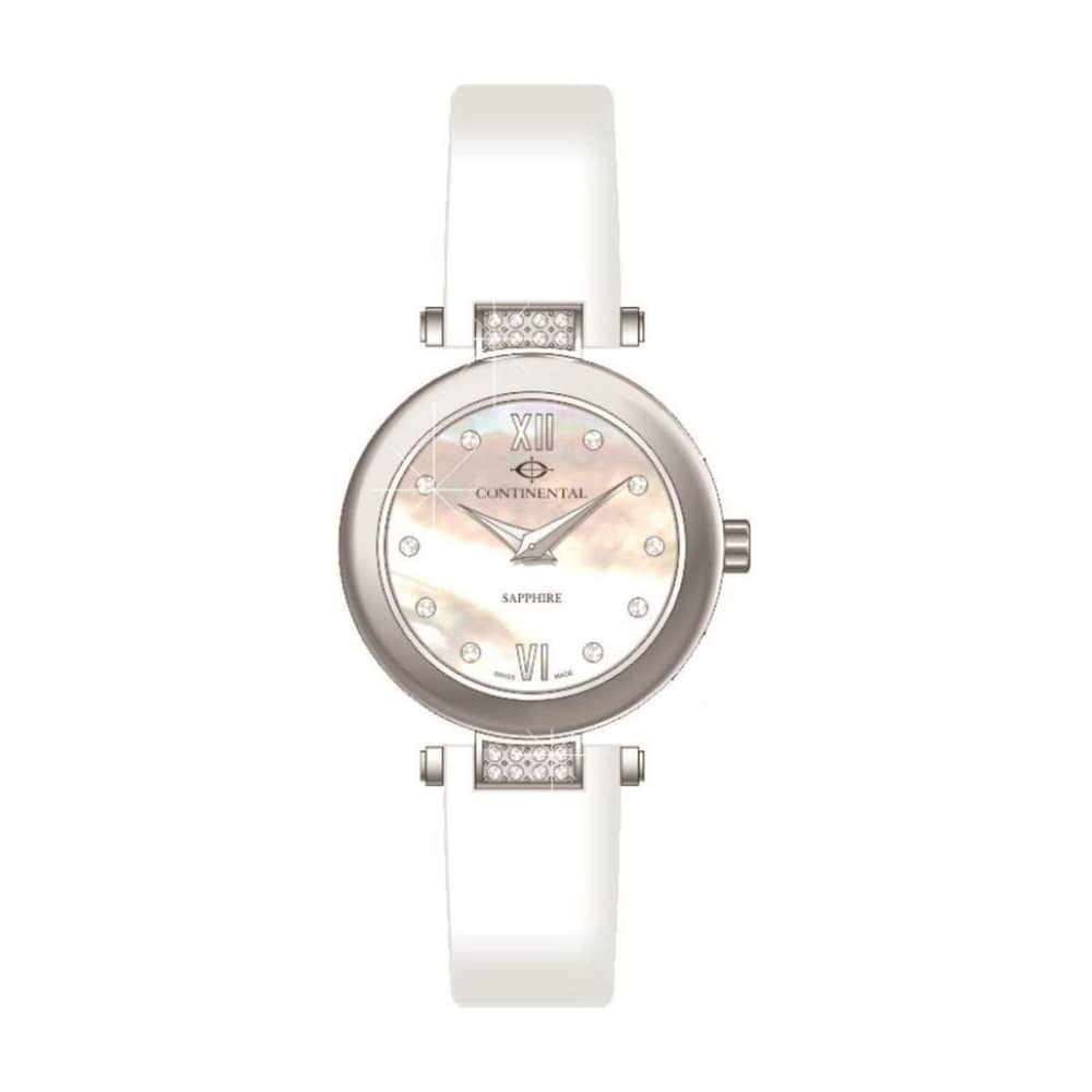 Continental 13001-LT157501 CHC White Leather Watch Women