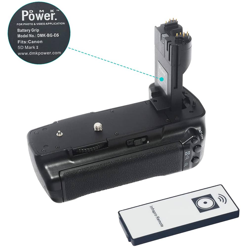 Dmk Power Dmk-bg-e6 Battery Grip Kit Compatible With Canon Eos 5d Mark Ii Digital Slr Camera Dmk Power Dmk-bg-e6 Battery Grip Kit Compatible With Canon Eos 5d Mark Ii Digital Slr Camera