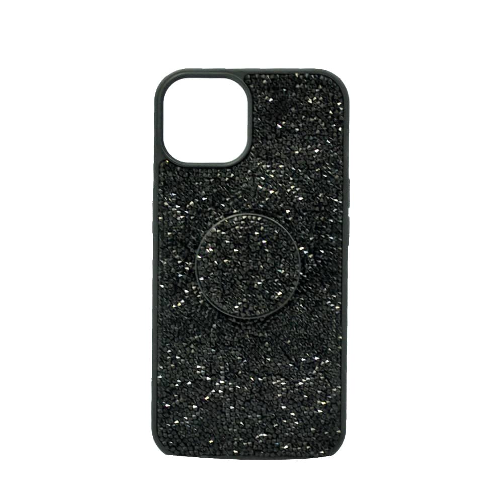 Isafe Bling Pop Up Hard Cover For iPhone 14 Black Isafe Bling Pop Up Hard Cover For iPhone 14 Black