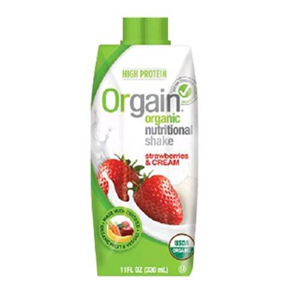 ORGAIN Nutritional Shake Strawberries & Cream 330ML