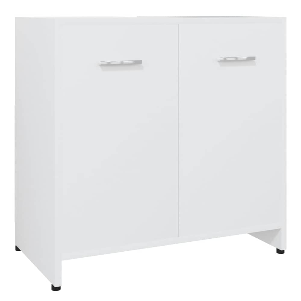 vidaXL Bathroom Cabinet White 60x33x61 cm Engineered Wood vidaXL Bathroom Cabinet White 60x33x61 cm Engineered Wood