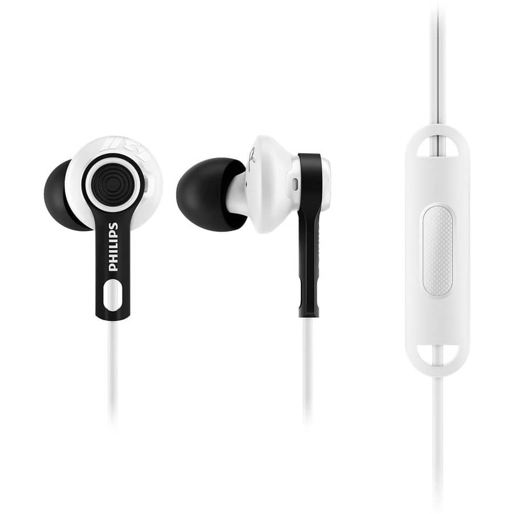 Philips SHQ2305WS00 Action Fit Sports Headphone W/ Mic Black