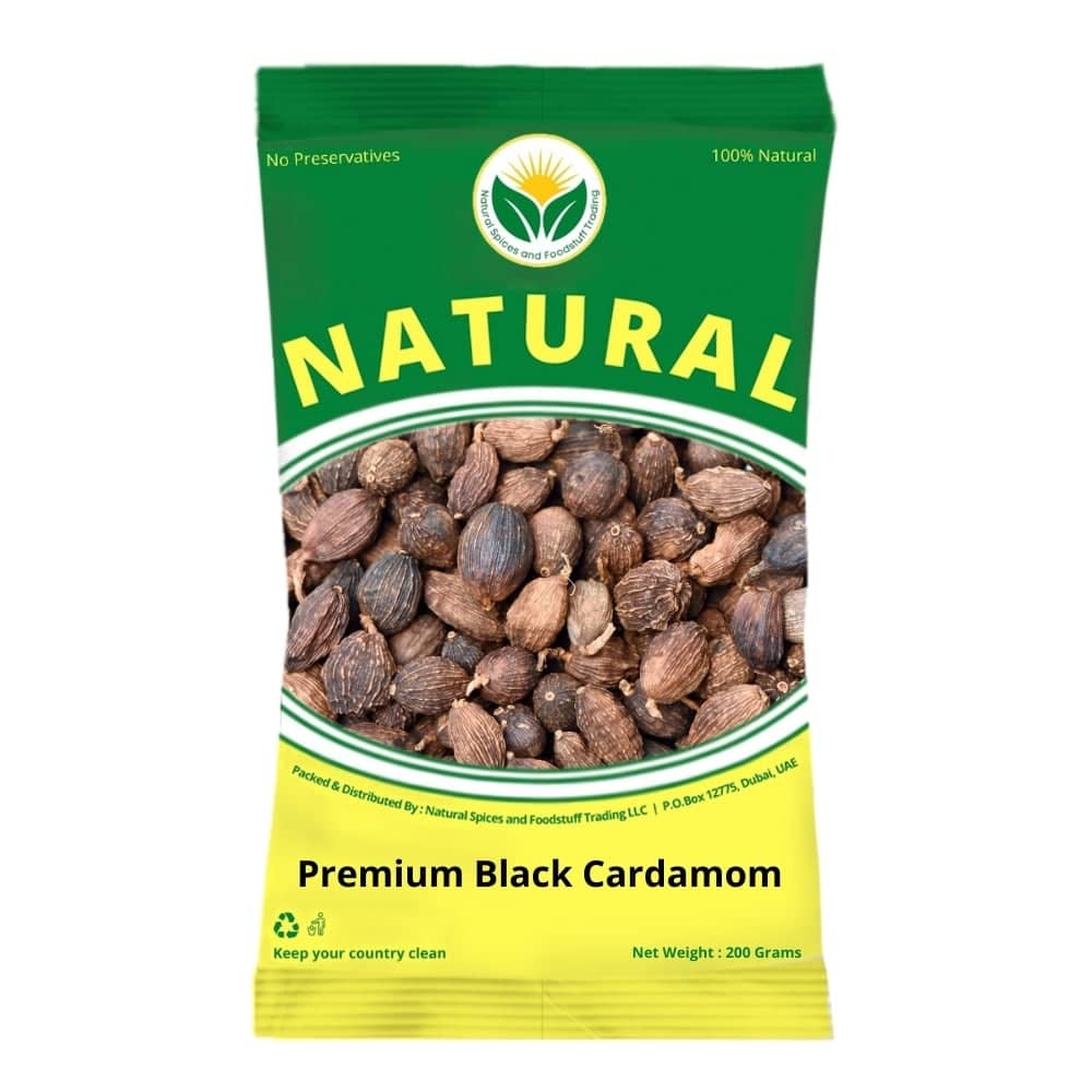 Natural Premium Black Cardamom 1kg Natural Premium Black Cardamom 1kg