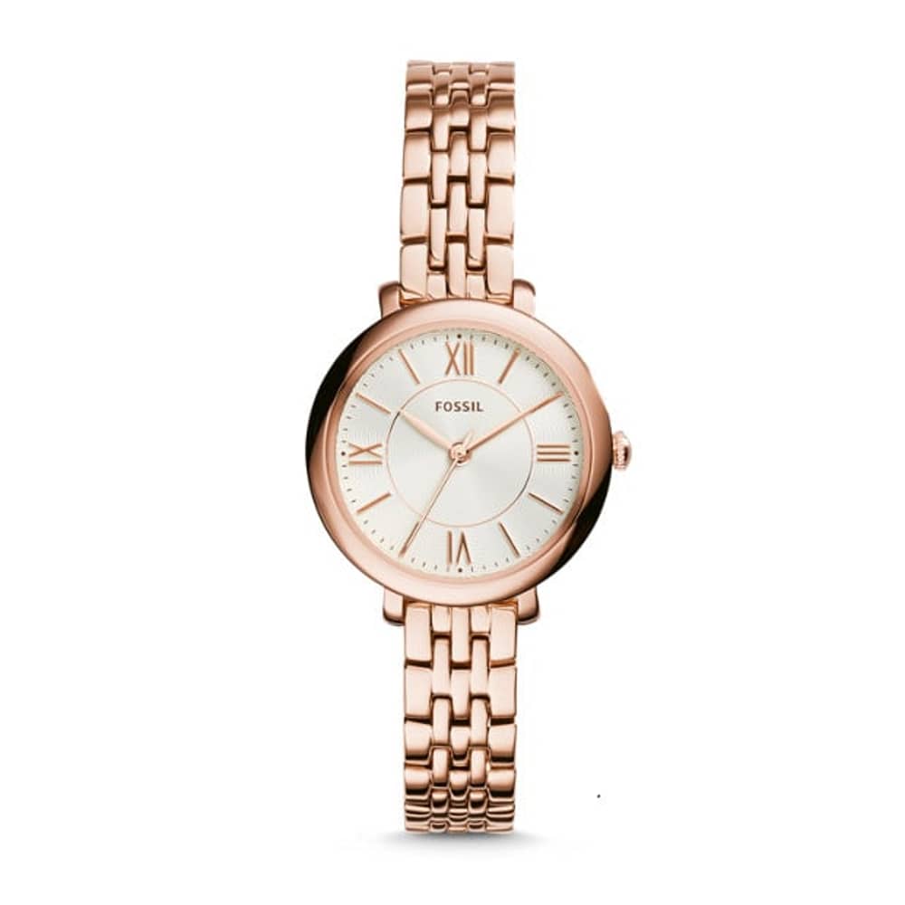 Fossil ES3799 Jacqueline Mini Rose-Tone Stainless Steel Watch
