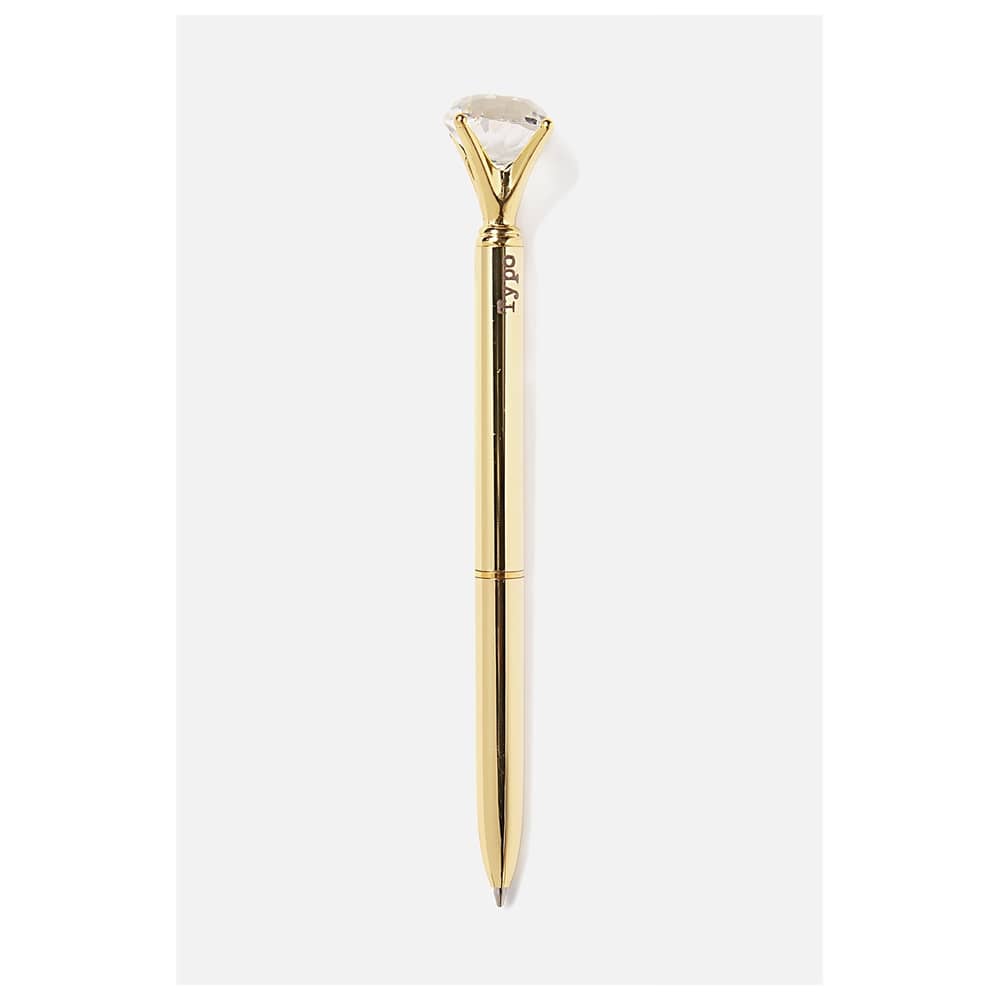 TYPO Diamond Ballpoint Pen Soft Gold TYPO Diamond Ballpoint Pen Soft Gold