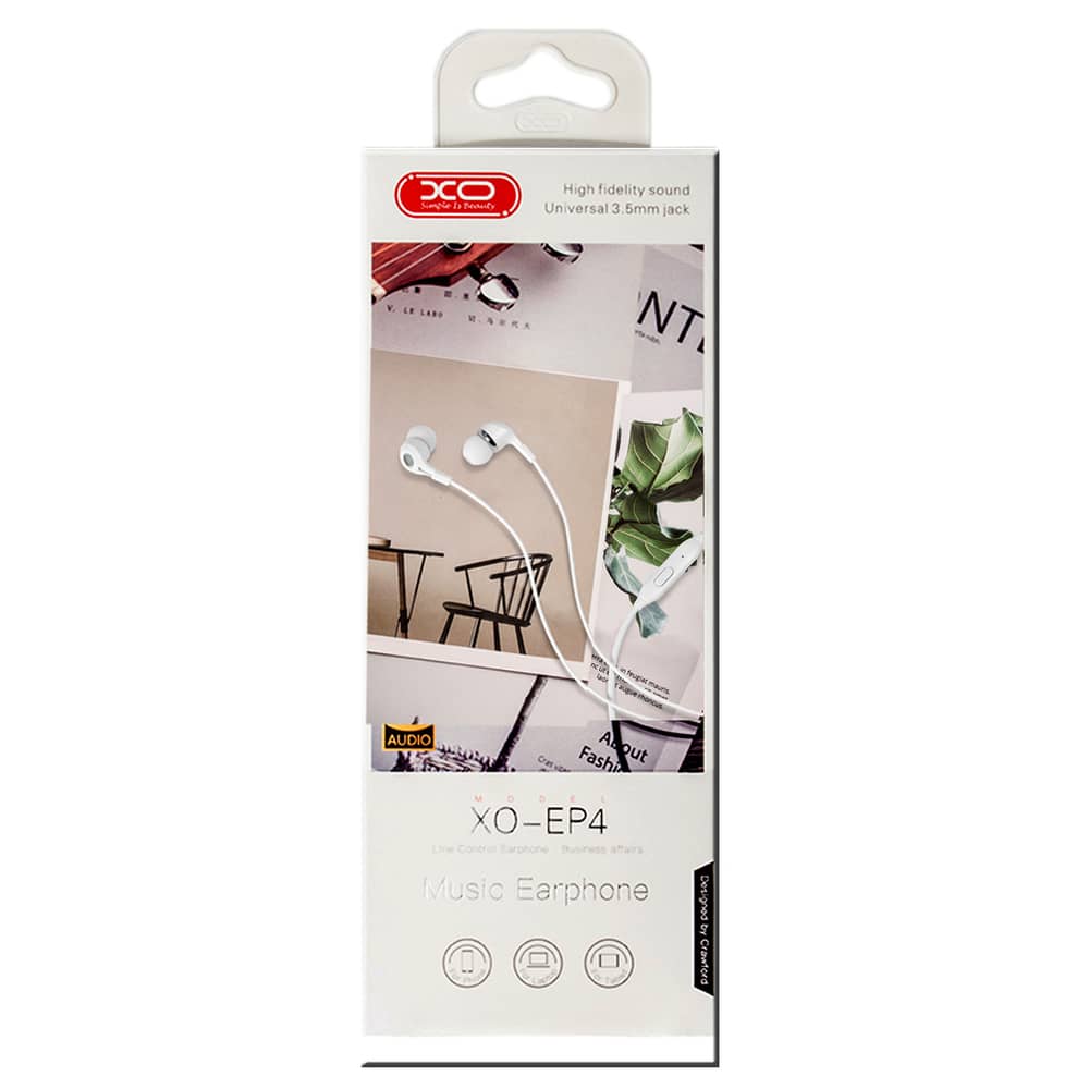 Xo Music Earphone Xo-ep4 White Xo Music Earphone Xo-ep4 White