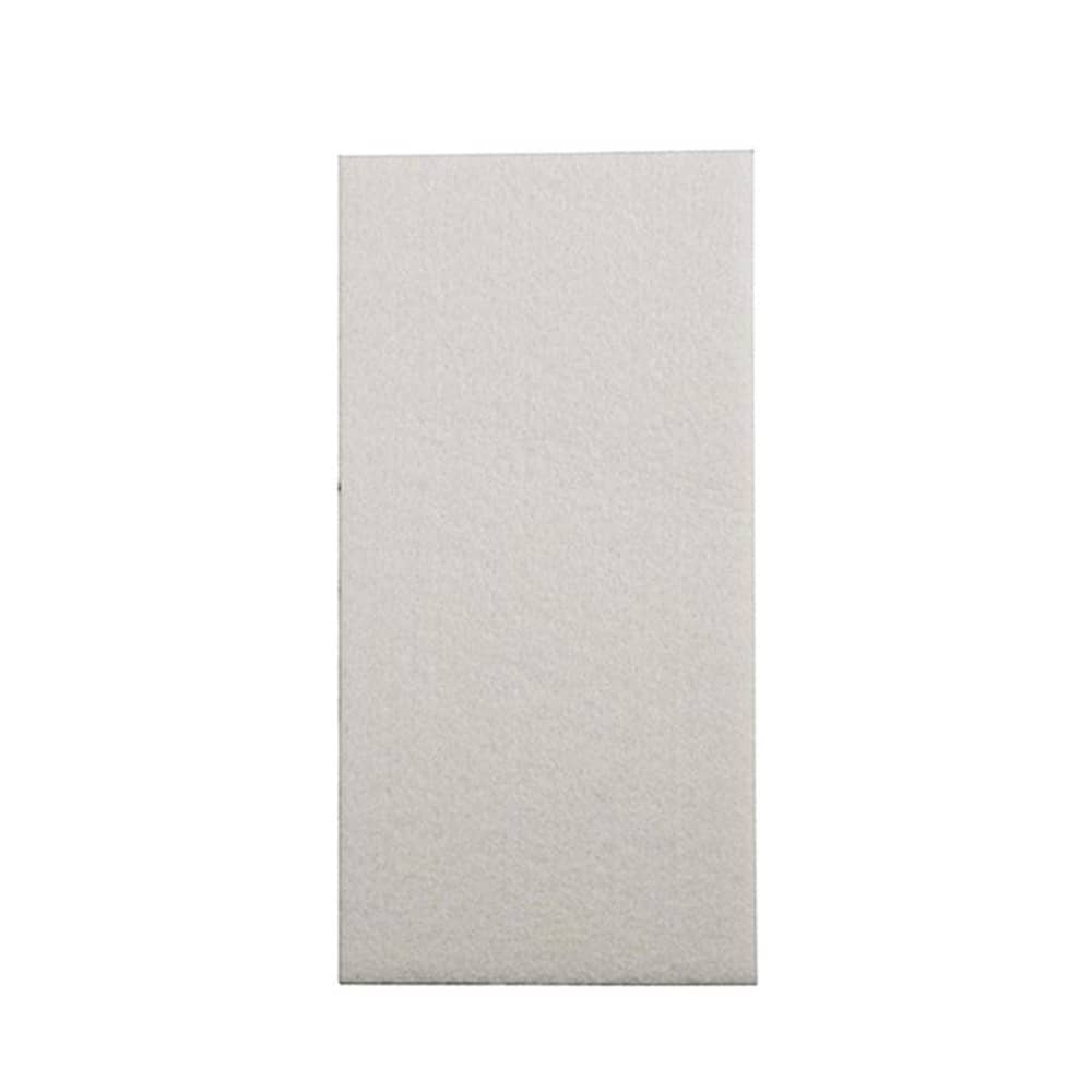 Suki Large Self-Adhesive Felt Pads (10 x 20 x 50 cm, Pack of 2, White)