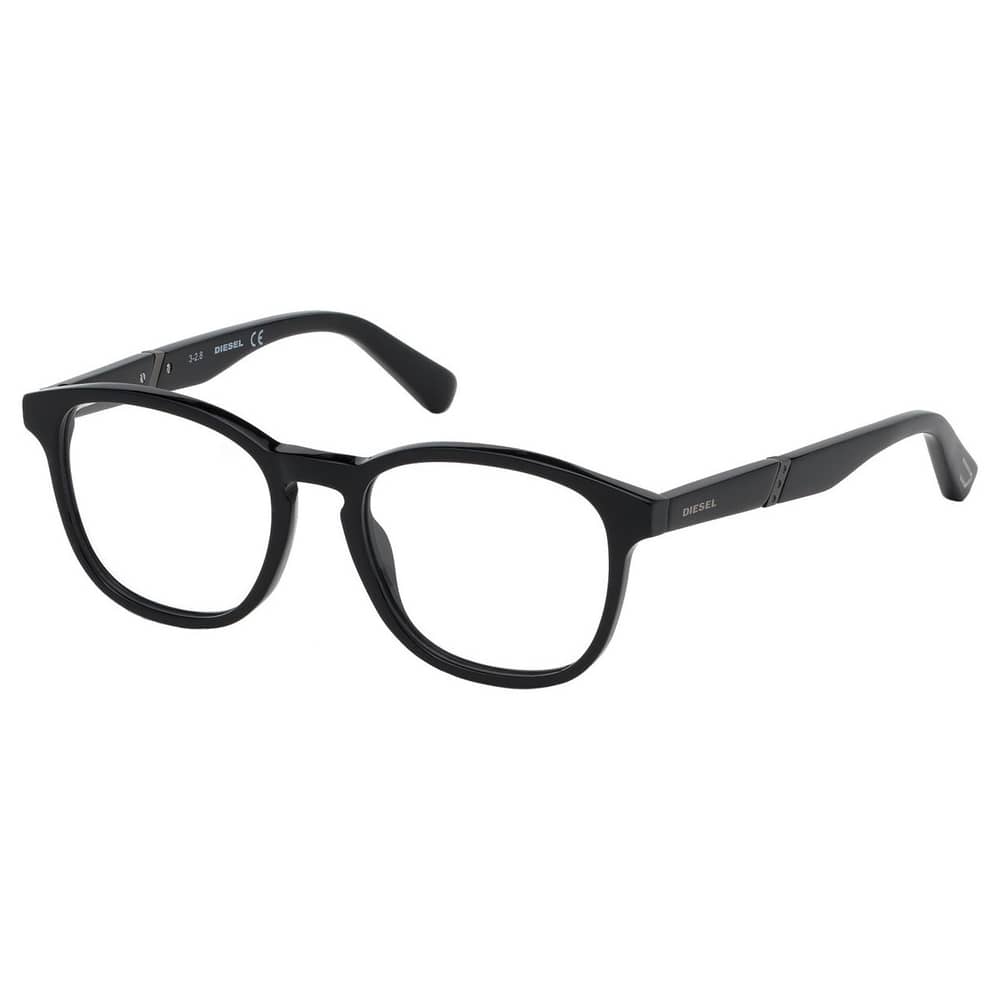 Diesel Optical Frame Shiny Black Plastic For Unisex DL5311 001 51