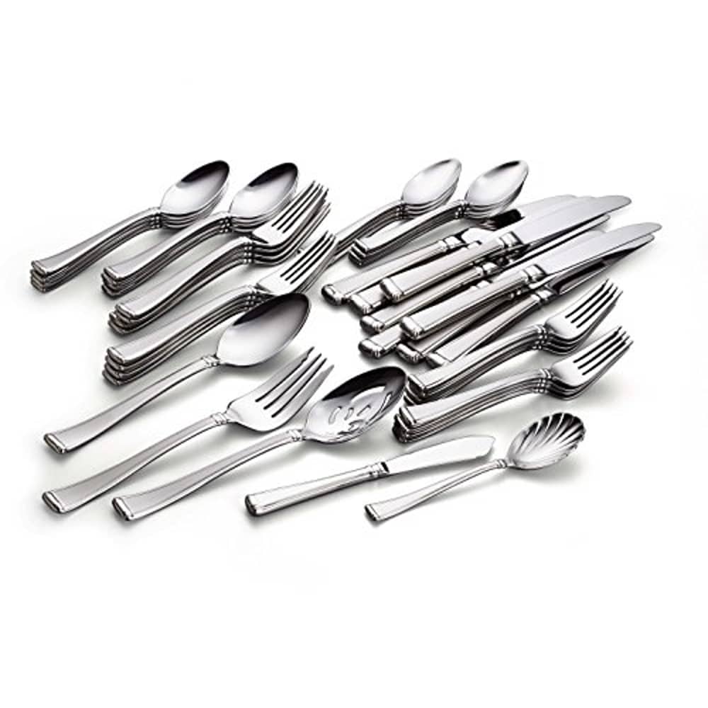 Lenox 45-Piece Gorham Column Frosted, Silver