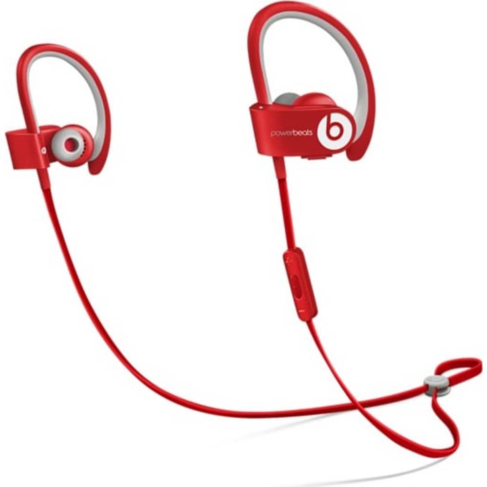 Beats By Dr. Dre MHBF2ZM/A Powerbeats 2 Wireless In Ear Headphone Red Beats By Dr. Dre MHBF2ZM/A Powerbeats 2 Wireless In Ear Headphone Red