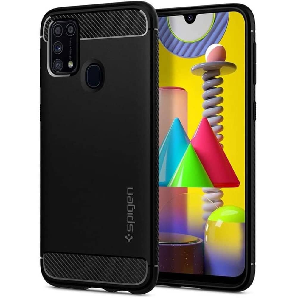 Spigen Rugged Armor Cover Black Samsung Galaxy M31