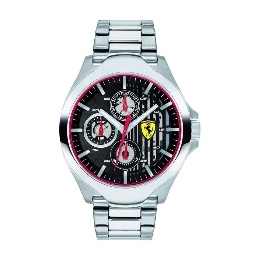 Ferrari 830508 Aero Quartz Silver Metal Watch Men Ferrari 830508 Aero Quartz Silver Metal Watch Men