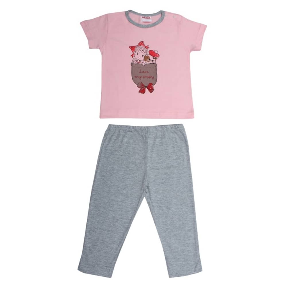 Soko Mesh Sleepwear For Girls Pink 24-30 M