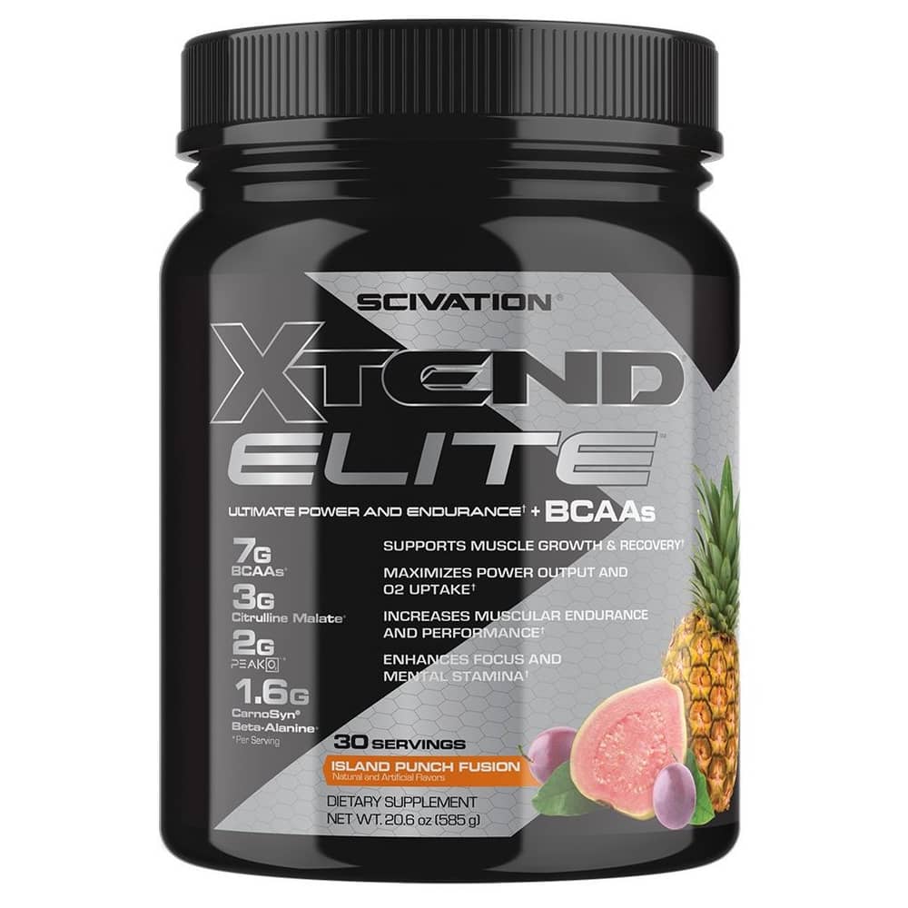Scivation Xtend Elite Island Punch Fusion 30 Serving 585 g Scivation Xtend Elite Island Punch Fusion 30 Serving 585 g