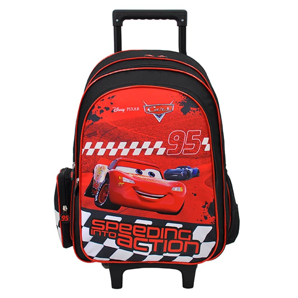 Disney CARS Speeding Into Action Trolley Bag 18'' + Pencil Case Disney CARS Speeding Into Action Trolley Bag 18'' + Pencil Case