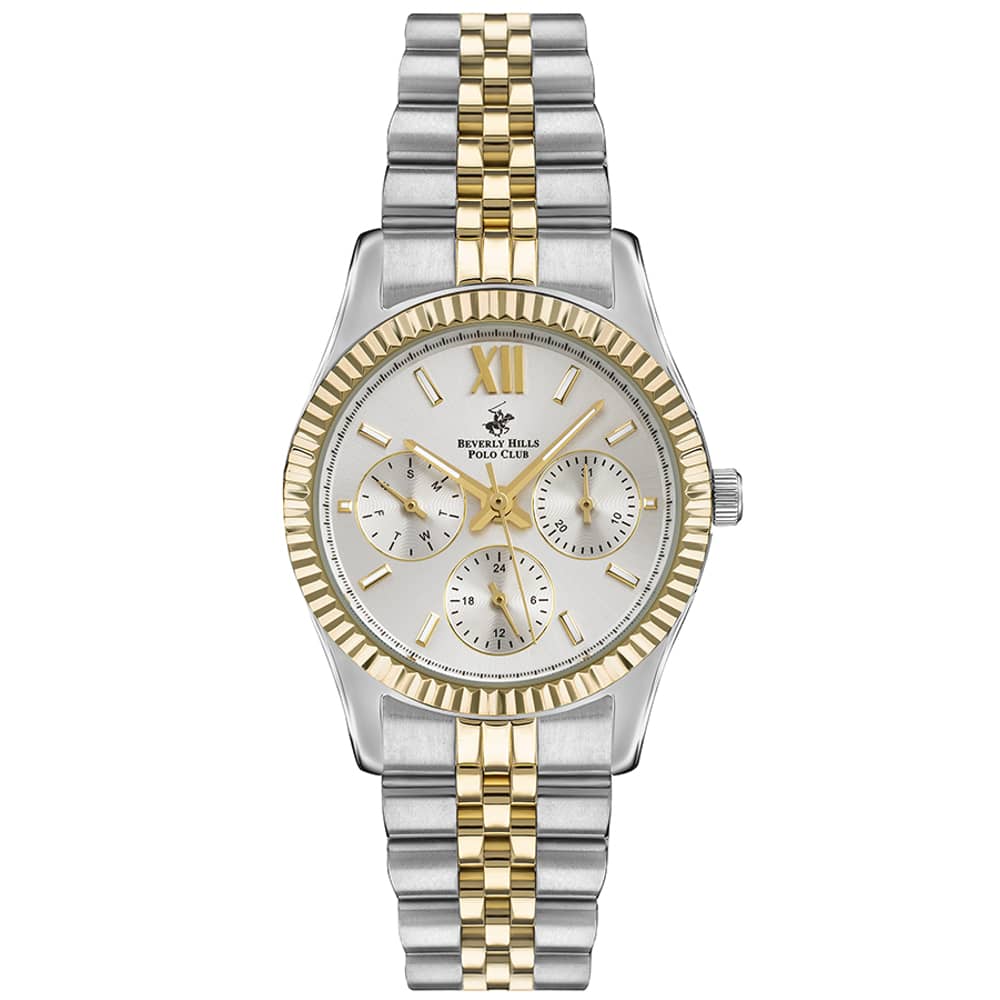 Beverly Hills Polo Club Women's Multi-function Silver Dial Watch - Bp3169c.230 Beverly Hills Polo Club Women's Multi-function Silver Dial Watch - Bp3169c.230