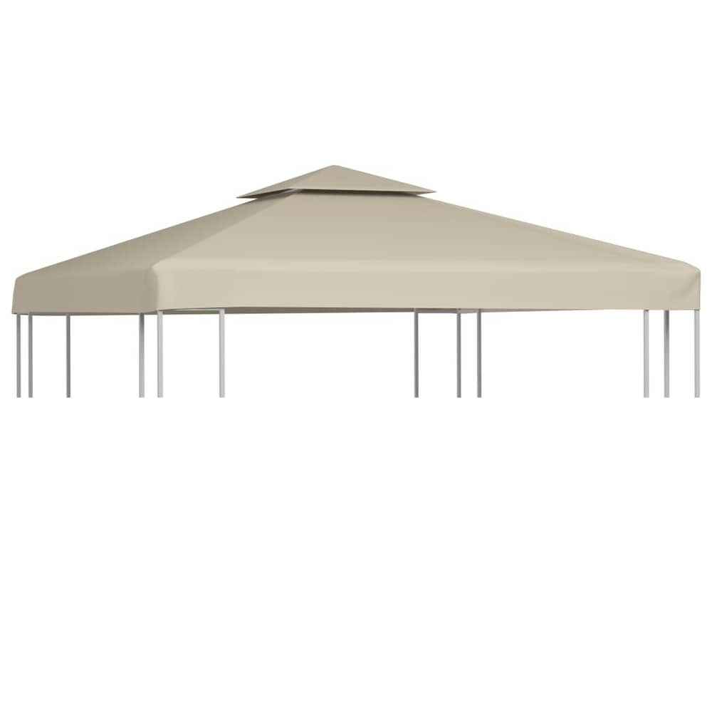 Vidaxl Gazebo Cover Canopy Replacement 310 G / M² Beige 3 X 3 M Vidaxl Gazebo Cover Canopy Replacement 310 G / M² Beige 3 X 3 M