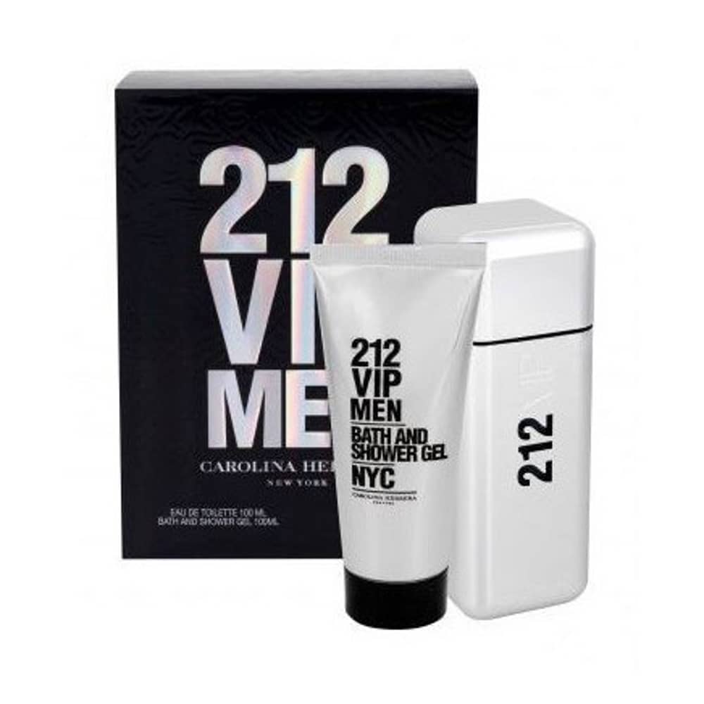 Carolina Herrera 212 Vip EDT 100ml+100ml Shower Gel Gift Set Men Carolina Herrera 212 Vip EDT 100ml+100ml Shower Gel Gift Set Men