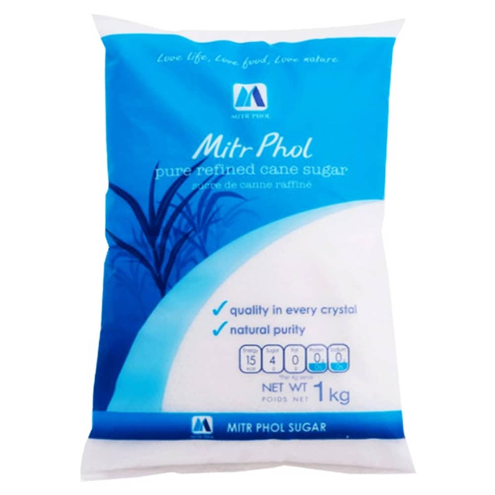 Mitr Phol Pure Refined Cane Sugar 1kg Mitr Phol Pure Refined Cane Sugar 1kg