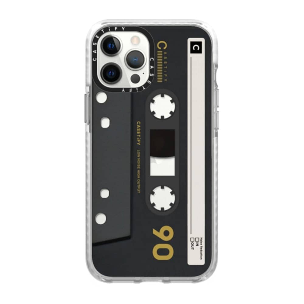 Casetify Mixtape Cassette Collection Impact Case for Iphone 12 & 12 Pro - Black Casetify Mixtape Cassette Collection Impact Case for Iphone 12 & 12 Pro - Black