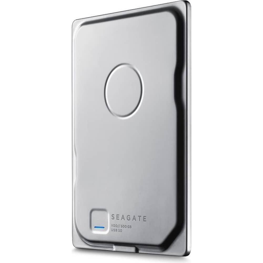 Seagate STDZ500400 Seven Portable USB3.0 Hard Drive 500GB Silver Seagate STDZ500400 Seven Portable USB3.0 Hard Drive 500GB Silver