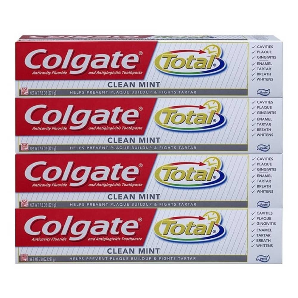 Colgate Total Clean Mint Toothpaste 75 ml Pack Of 4 Colgate Total Clean Mint Toothpaste 75 ml Pack Of 4