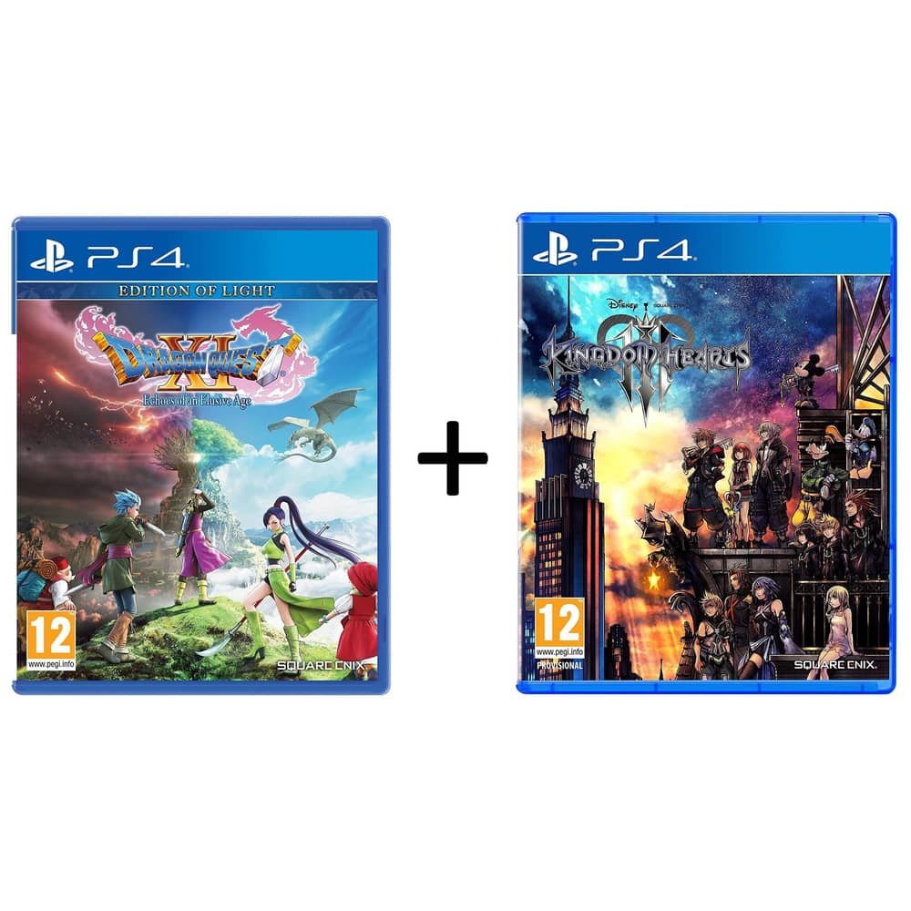 PS4 Dragon Quest XI EOL + PS4 Kingdom Hearts III Standard Edition Game PS4 Dragon Quest XI EOL + PS4 Kingdom Hearts III Standard Edition Game