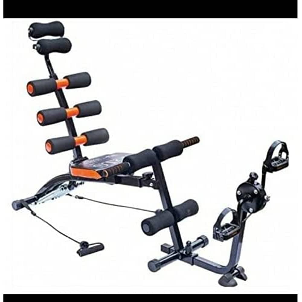 Ultimax - Six Pack Care Exercise Bench With Pedal, Multipurpose Abdominal Exercise Machine With Pedal And Back Trainer For Home Or Gym